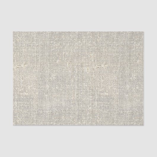 rustieke faux burlap canvas textuur tissuepapier (Voorkant)