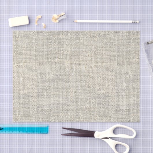 rustieke faux burlap canvas textuur tissuepapier (Craft)