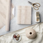 Rustieke Faux Cream Wit Houten Bruiloft Cadeaupapier<br><div class="desc">Rustieke Faux Cream Wit Houten Bruiloft</div>