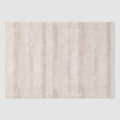 Rustieke Faux Cream Wit Houten Bruiloft Tissuepapier (Voorkant)