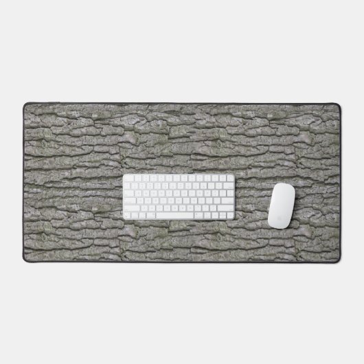 Rustieke Faux Dry Wood Grain Tree Bark Bureaumat (Keyboard & Muis)