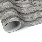 Rustieke Faux Dry Wood Grain Tree Bark Cadeaupapier (Rol Hoek)
