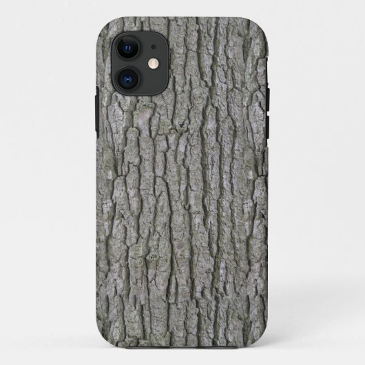 Rustieke Faux Dry Wood Grain Tree Bark Case-Mate iPhone Case (Achterkant)