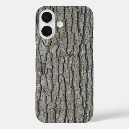 Rustieke Faux Dry Wood Grain Tree Bark Case-Mate iPhone Case (Achterkant)