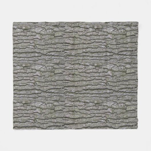 Rustieke Faux Dry Wood Grain Tree Bark Fleece Deken (Voorkant (Horizontaal))