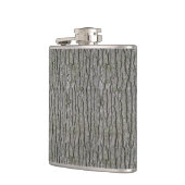 Rustieke Faux Dry Wood Grain Tree Bark Heupfles (Links)