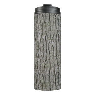 Rustieke Faux Dry Wood Grain Tree Bark Thermosbeker