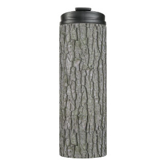 Rustieke Faux Dry Wood Grain Tree Bark Thermosbeker