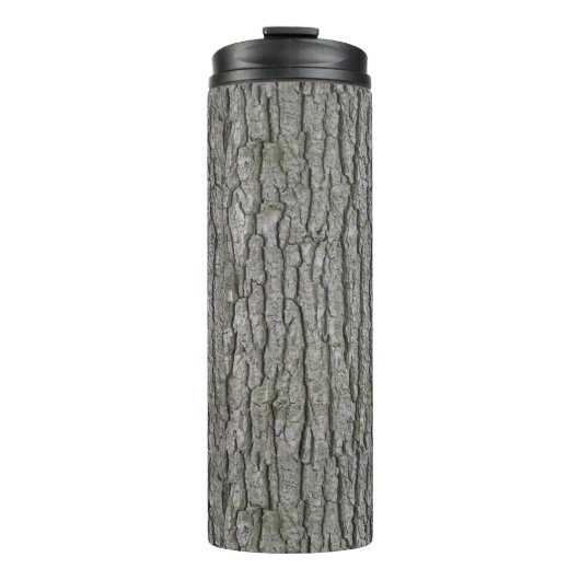 Rustieke Faux Dry Wood Grain Tree Bark Thermosbeker (Voorkant)