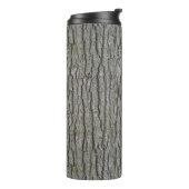 Rustieke Faux Dry Wood Grain Tree Bark Thermosbeker (Gedraaid links)