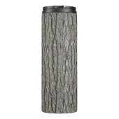 Rustieke Faux Dry Wood Grain Tree Bark Thermosbeker (Achterkant)