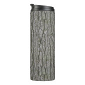 Rustieke Faux Dry Wood Grain Tree Bark Thermosbeker (Geroteerd rechts)