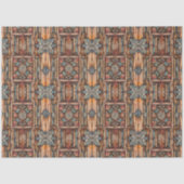 Rustieke Faux gesneden hout decoupage Tissuepapier (Voorkant)