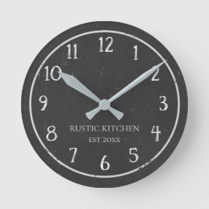 Rustieke Faux Krijtbord Keuken Muur Klok