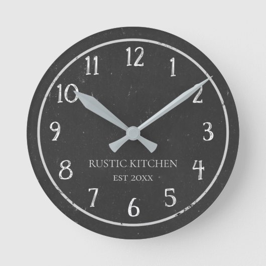 Rustieke Faux Krijtbord Keuken Muur Klok (Voorkant)