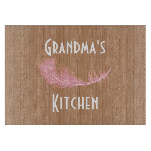 Rustieke Faux Wood Oma's Keuken Snijplank (Voorkant)