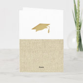 Rustieke Felicitaties Afgestudeerde 2 Foto Collage Kaart (Achterkant)