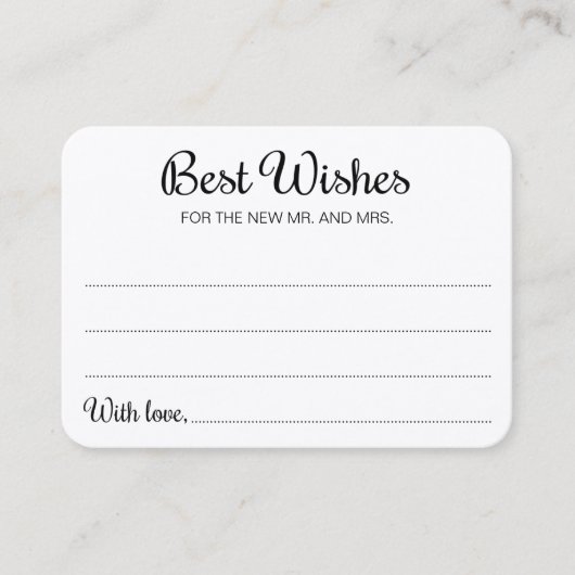 Rustieke Felswensen Huwelijk Nieuwe Meneer Mevrouw Plaatskaartje (Voorkant)