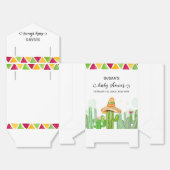 Rustieke Fiesta Cactus Taco 'Over een Baby shower Bedankdoosjes (Ongevouwen)