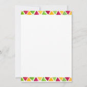 Rustieke Fiesta Taco Waterverf Cactus Baby shower Kaart (Achterkant)