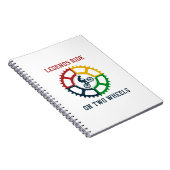 rustieke fietsspiraal notitieboek (Rechterzijde)
