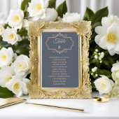 Rustieke filigraan bruiloft tafel zitplaatsen kaar kaart