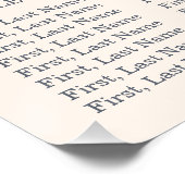 Rustieke filigraan bruiloft zitgrafiek perfect poster (Hoek)