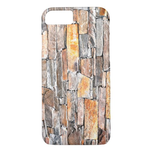 Rustieke Flagstone natuursteen patroon bakstenen Case-Mate iPhone Case (Achterkant)