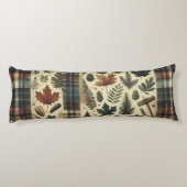 Rustieke Flanel - cabine decor Lichaamskussen (Achterkant)