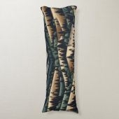 Rustieke Flanel - cabine decor Lichaamskussen (Voorkant Verticaal)