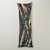 Rustieke Flanel - cabine decor Lichaamskussen (Achterkant (Verticaal))