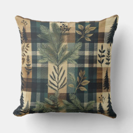 rustieke flanel kussen