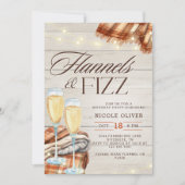 Rustieke Flannels & Fizz Herfst Verjaardag Kaart (Voorkant)