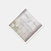 Rustieke Floral Cocktail papier servetten (Hoek)