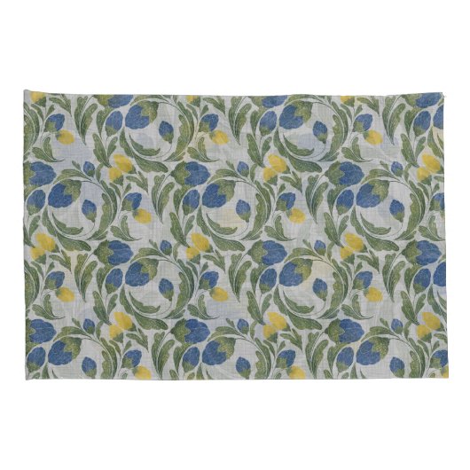 Rustieke Floral Comfort Sheet Kussensloop (Achterkant-Rechts)