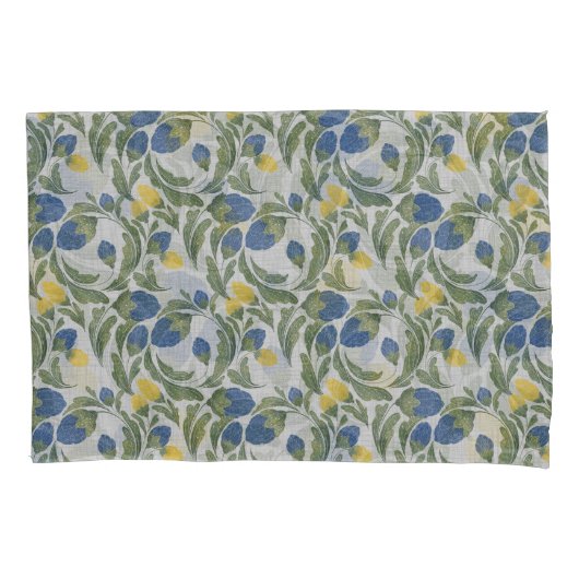 Rustieke Floral Comfort Sheet Kussensloop (Voorkant-Links)