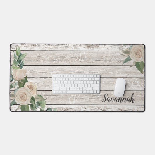 Rustieke Floral Desk Mat (Keyboard & Muis)