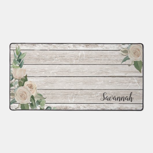 Rustieke Floral Desk Mat (Voorkant)