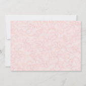 Rustieke Floral Elegant Vrijgezellenfeest Kaart (Achterkant)