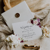 Rustieke Floral en Botanical Foliage Elopement Aankondiging