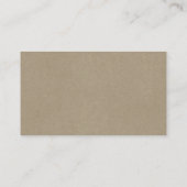 Rustieke Floral Herfst Winter bruiloft receptie Informatiekaartje (Achterkant)