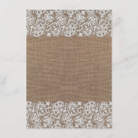 Rustieke Floral Mason Jar trouwinformatie gast Informatiekaartje (Achterkant)