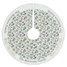 Rustieke Floral Patroon Botanic Elegant Kerstmis