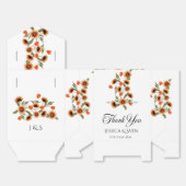 Rustieke Floral Scandinavische folk-geïnspireerde  Bedankdoosjes (Ongevouwen)