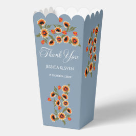 Rustieke Floral Scandinavische folk-geïnspireerde  Bedankdoosjes