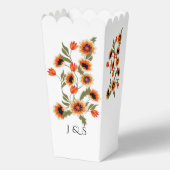 Rustieke Floral Scandinavische folk-geïnspireerde Bedankdoosjes (Achterkant)