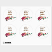 Rustieke Floral Vrijgezellenfeest Sticker (Vel)