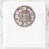 Rustieke Floral Vrijgezellenfeest Stickers (Tas)