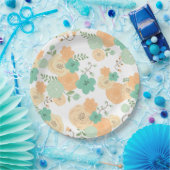 Rustieke floral Wegwerp Party Papier Bord (Feest)