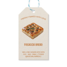 Rustieke Focaccia Brood Bakkerij Productlabels